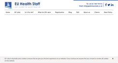 Desktop Screenshot of gpjobsinaustralia.co.uk